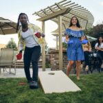 backyard cornhole friends